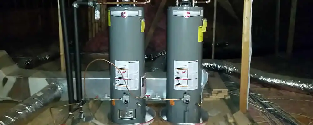 Tankless water heater installation for home hot water in Redding, CA